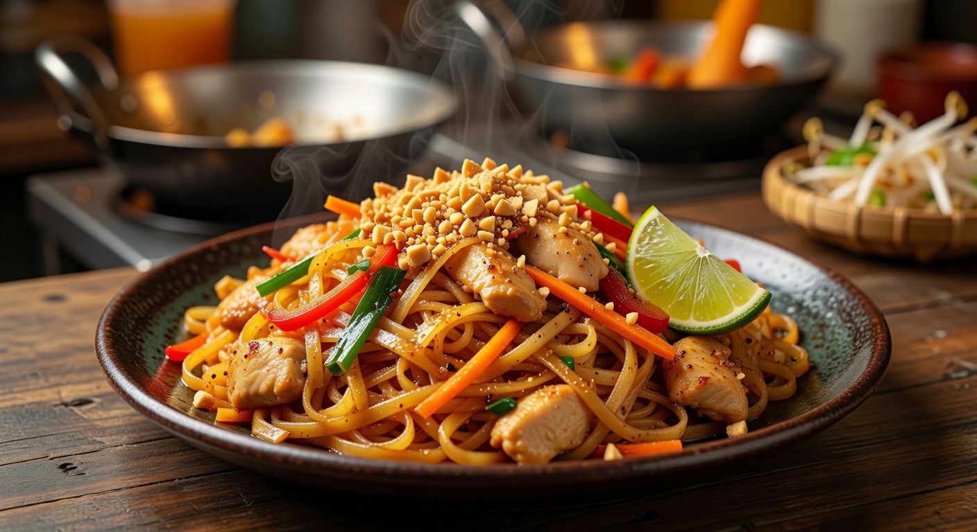 パッタイ風アジアン麺